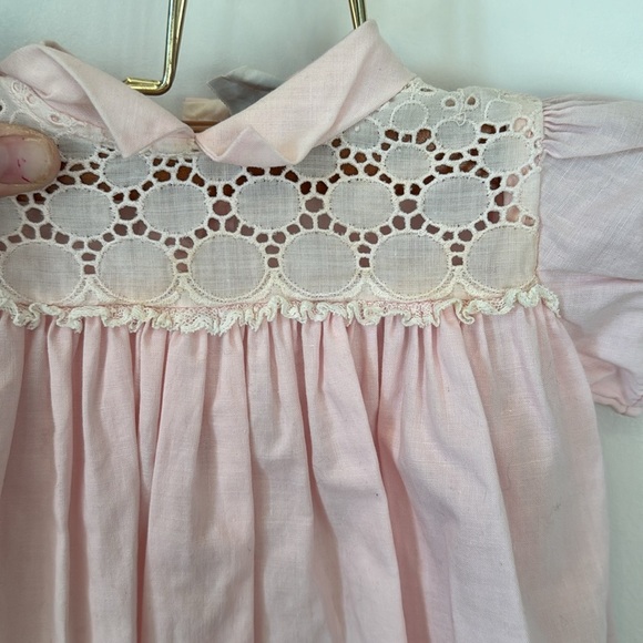 Vintage Pink Toddler Dress *unmarked size* honeysuckle - Picture 5 of 13